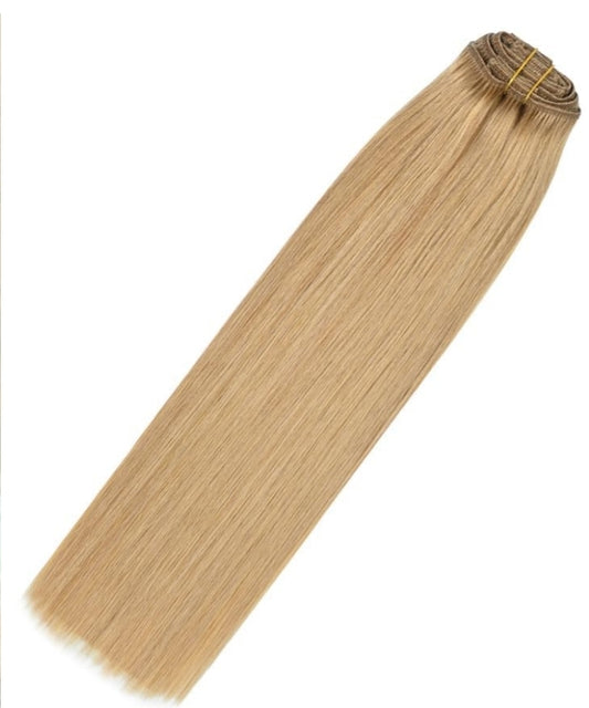 Honey Blonde Seamless Clip-In - SHOPMYBOMBSHELLBEAUTY