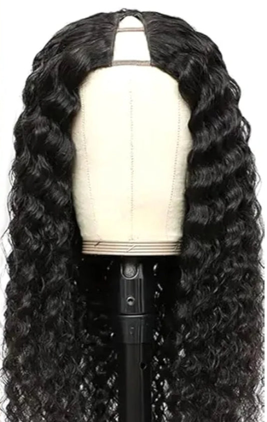 Brazilian Deep Wave U-Part Wig - SHOPMYBOMBSHELLBEAUTY