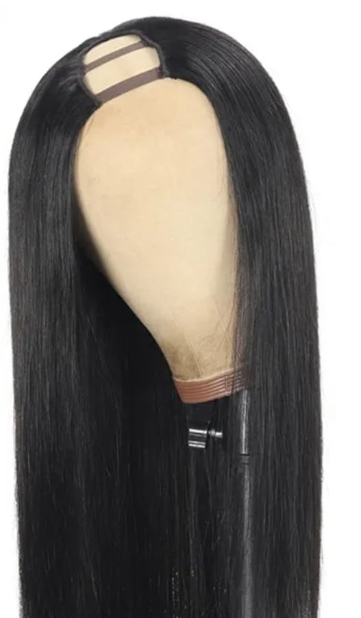Brazilian Kinky Straight U-Part Wig - SHOPMYBOMBSHELLBEAUTY