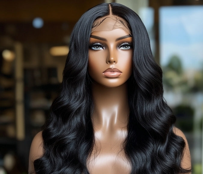 Beach Wave Closure Wig - SHOPMYBOMBSHELLBEAUTY
