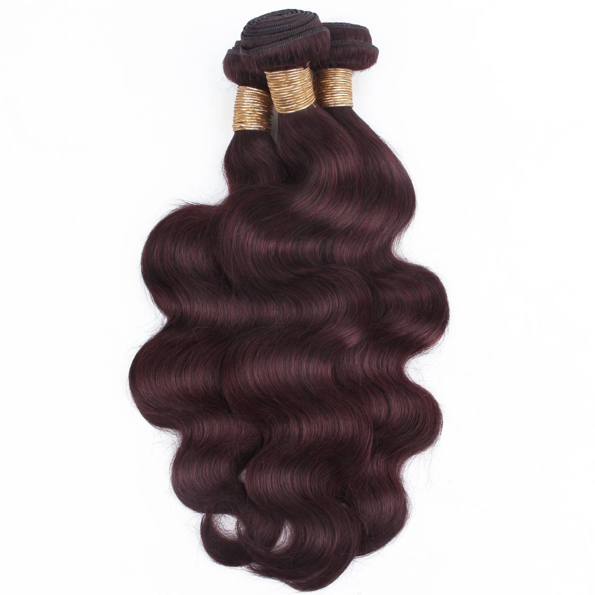 Burgundy Body Wave Bundle Deals