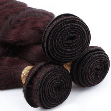 Burgundy Body Wave Bundle Deals