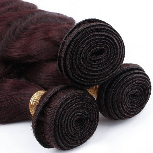 Burgundy Body Wave Bundle Deals