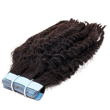 Afro Kinky Coily Tape-In Extensions - SHOPMYBOMBSHELLBEAUTY