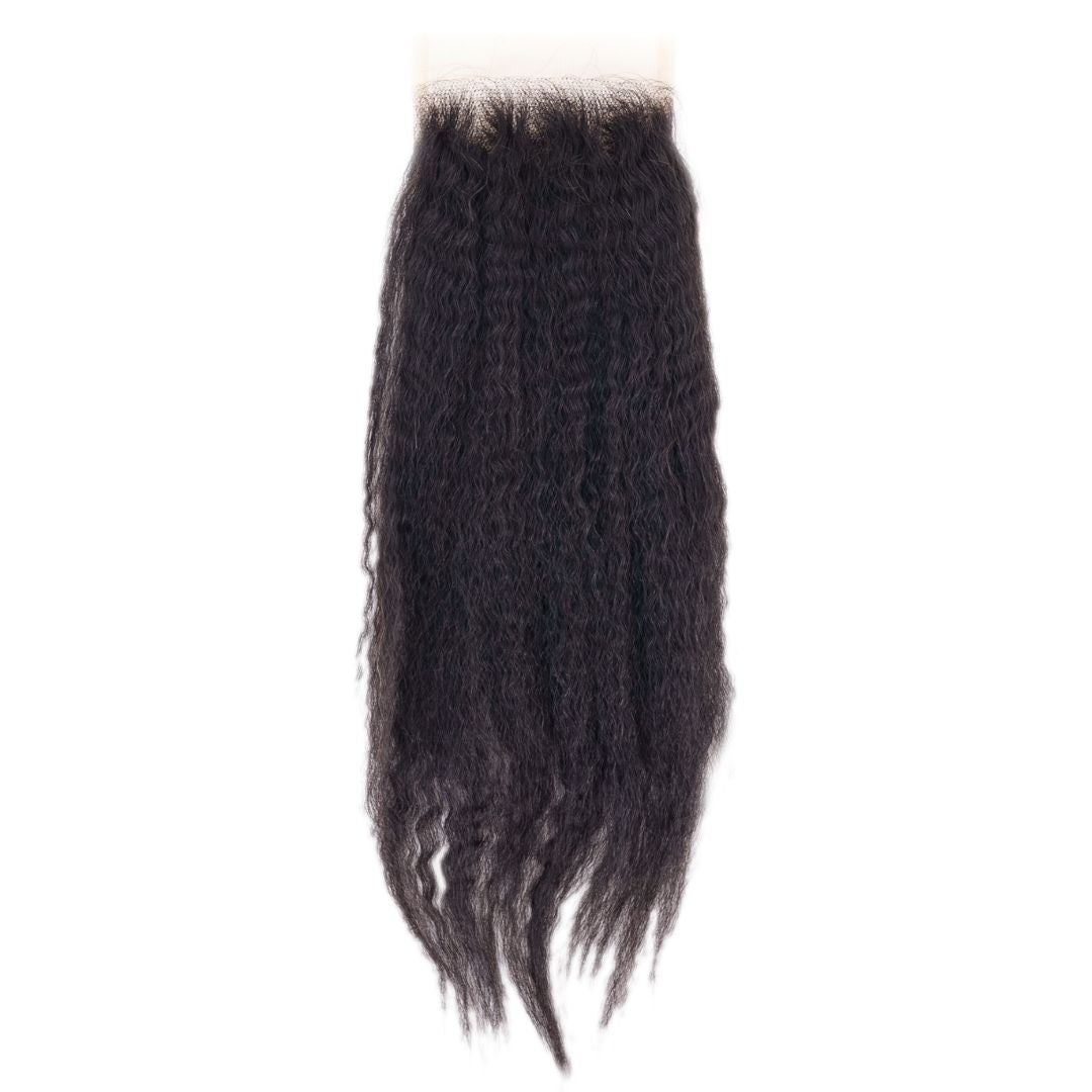 Brazilian Kinky Straight Closure - SHOPMYBOMBSHELLBEAUTY