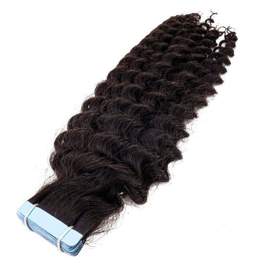 Kinky Curly Tape-In Extensions - SHOPMYBOMBSHELLBEAUTY