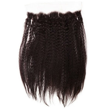 Brazilian Kinky Straight Lace Frontal - SHOPMYBOMBSHELLBEAUTY