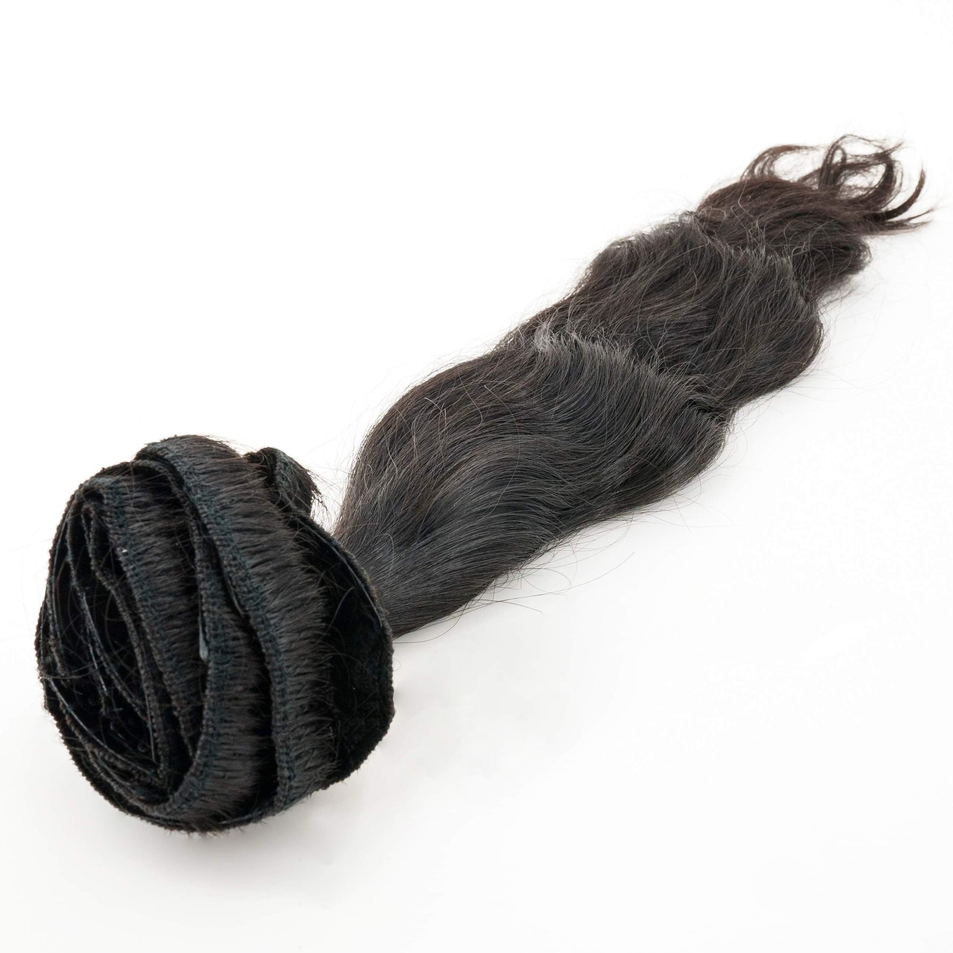 Indian Wavy Natural Black Clip-in Extensions - SHOPMYBOMBSHELLBEAUTY