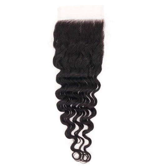 Brazilian Deep Wave 4x4 HD Closure - SHOPMYBOMBSHELLBEAUTY