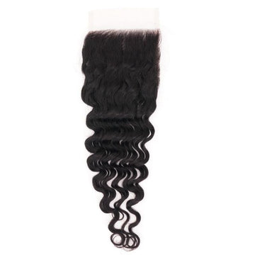 Brazilian Deep Wave 5x5 HD Closure - SHOPMYBOMBSHELLBEAUTY