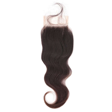 Raw Indian Wavy Transparent 5"x5" Closure - SHOPMYBOMBSHELLBEAUTY