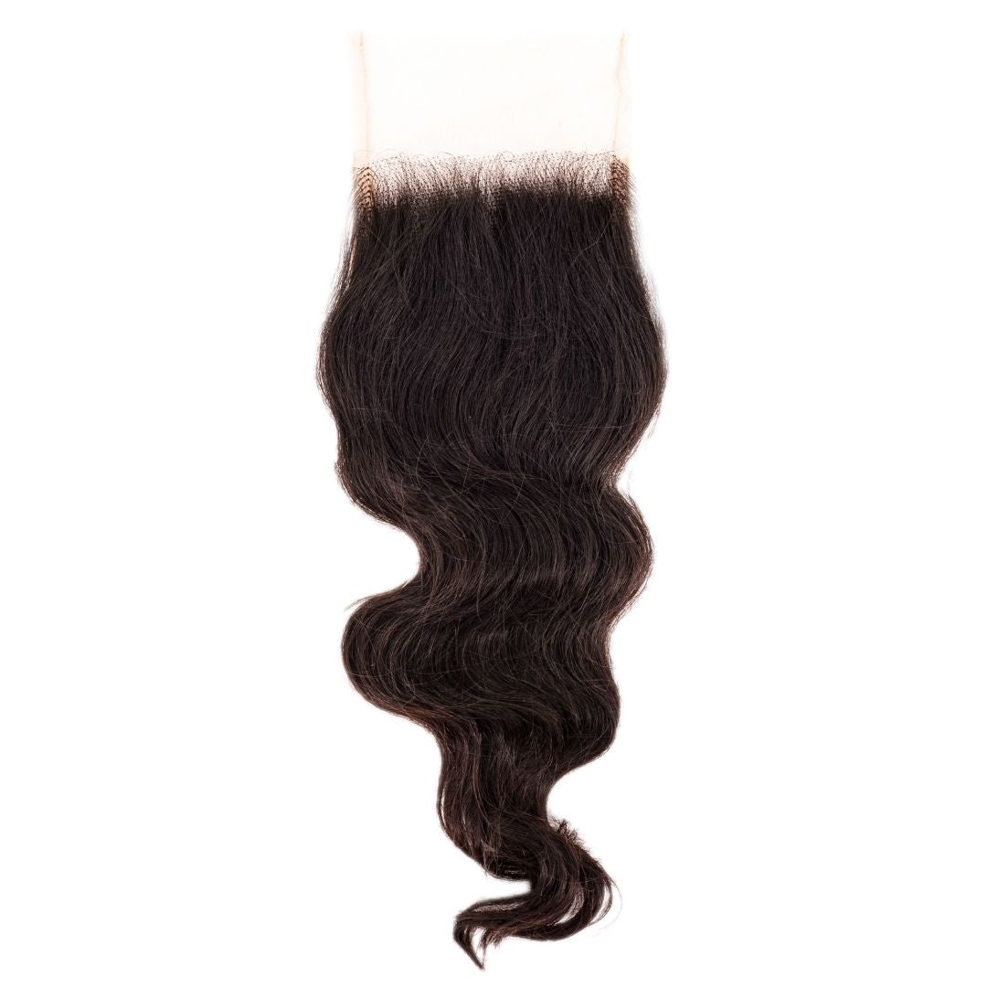 Raw Indian Wavy Closure - SHOPMYBOMBSHELLBEAUTY
